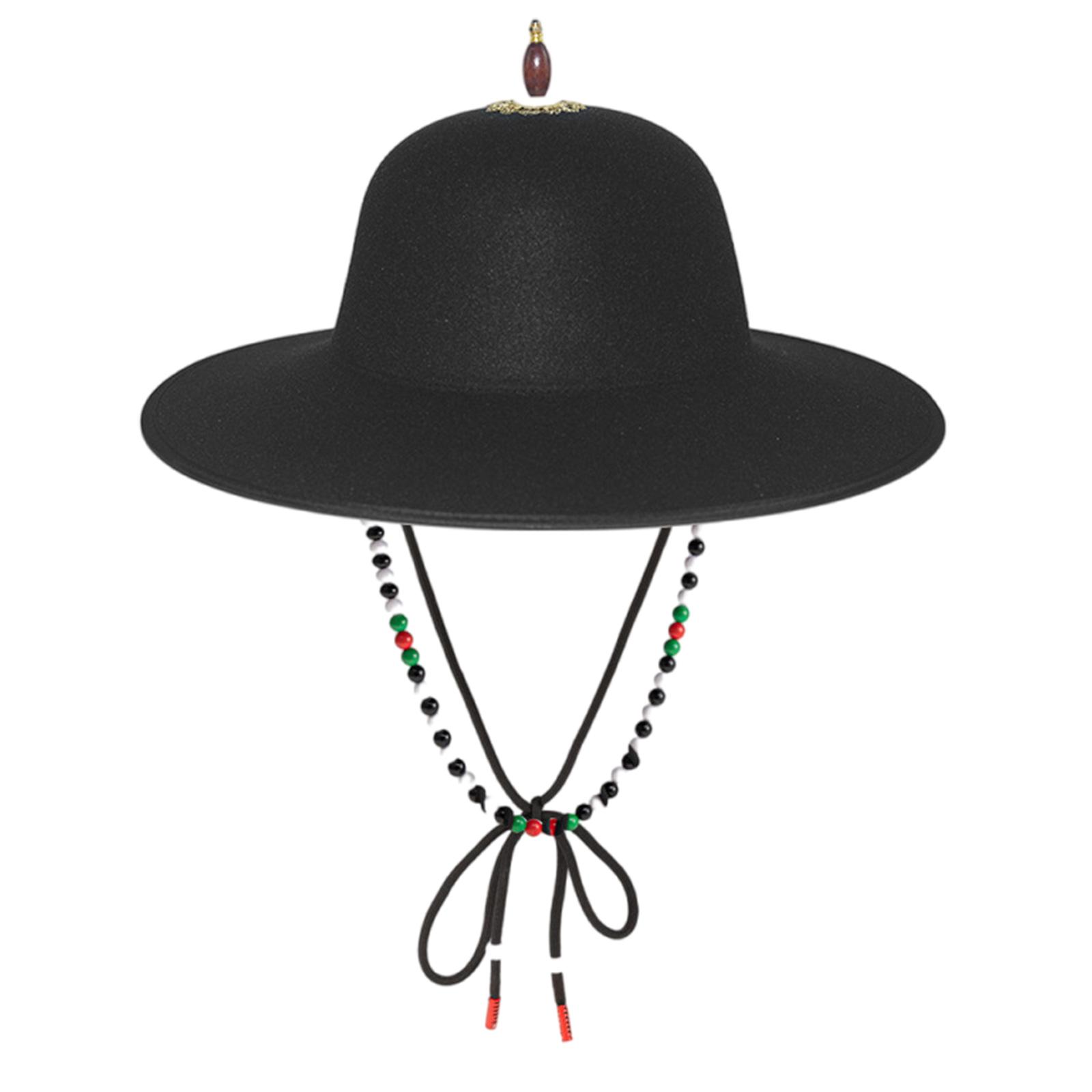 Traditional Chinese Costume Hat Handmade Vintage Round Hat Chinese Heritages Hat for Various Occasion
Traditional Chinese Costume Hat Handmade Vintage Round Hat Chinese Heritages Hat for Various Occasion