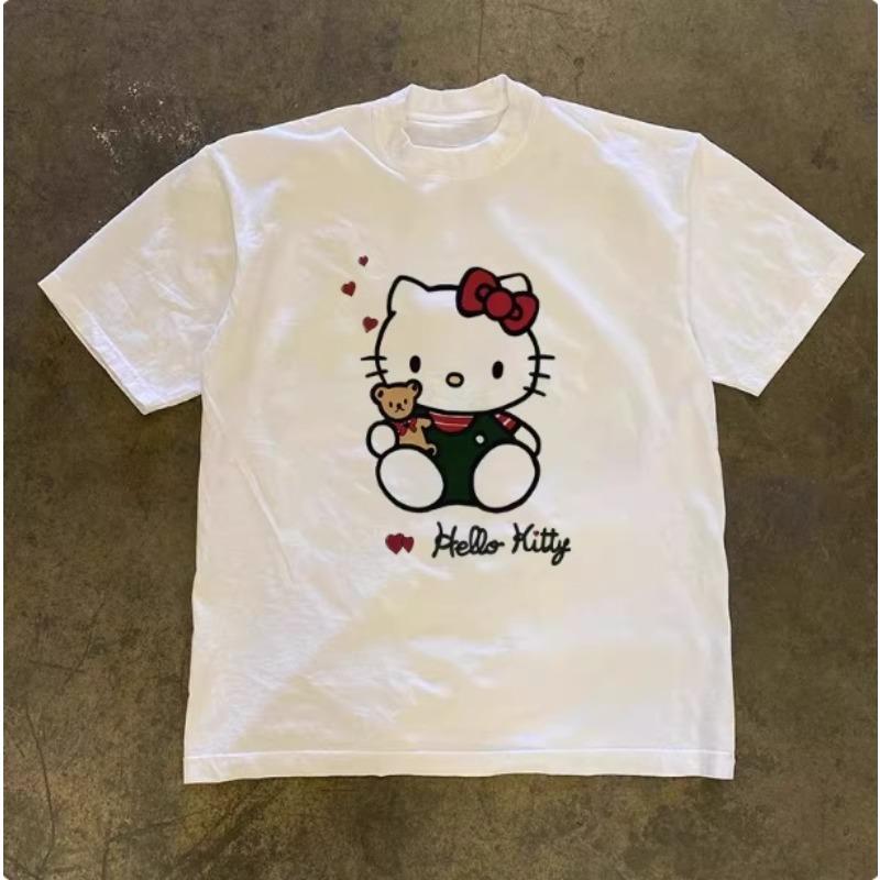Sanrio 2026 Summer Comic Form Hello Kitty Image 100 Cotton Printed Casual Tshirt Adult Children Parentchild Top Casual Wear S
Sanrio 2026 Summer Comic Form Hello Kitty Image 100 Cotton Printed Casual Tshirt Adult Children Parentchild Top Casual Wear S