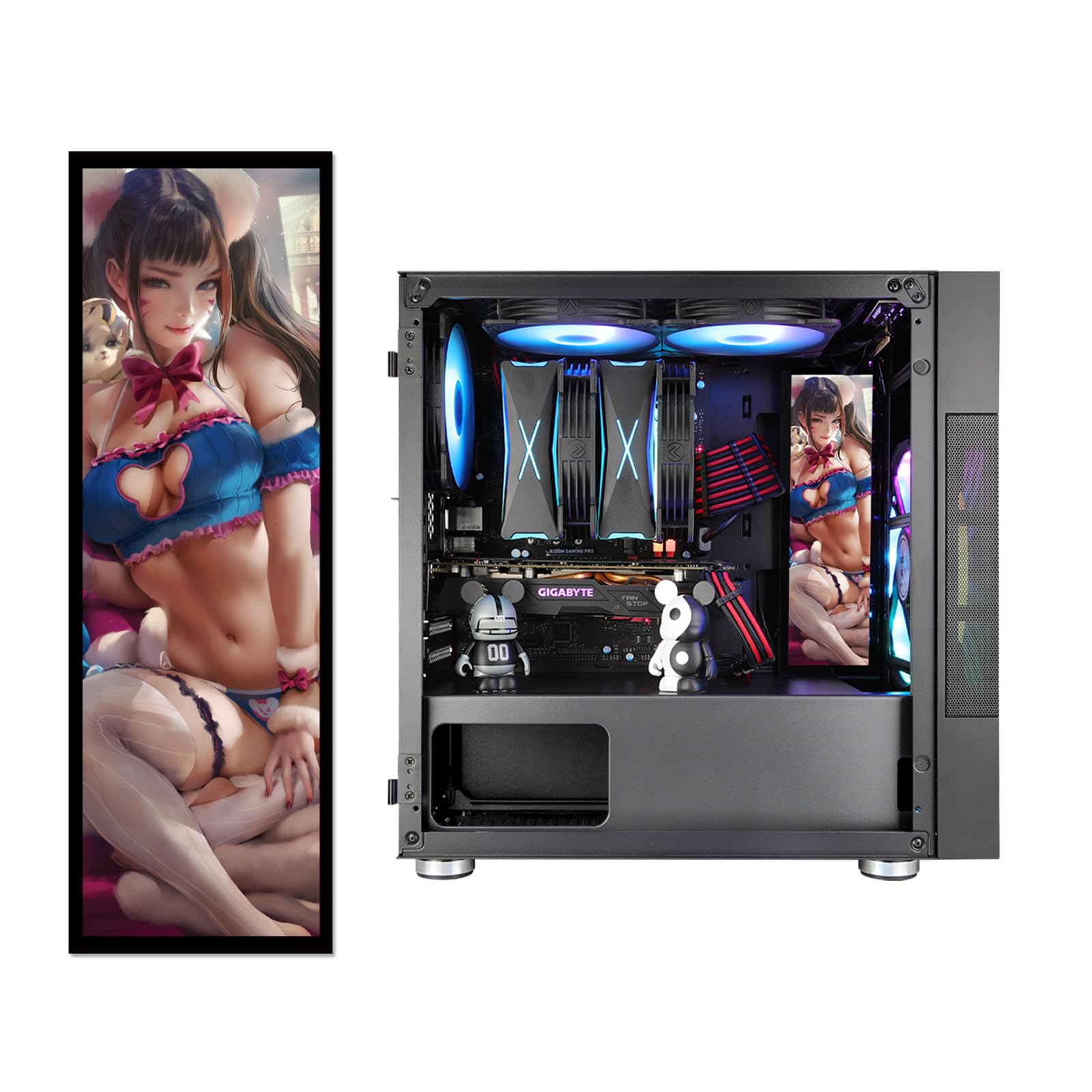 Vetroo Display Board with LED Light Computer PC Case Decoration Full HD 2K Function x Multi-mode 9.8 3.1 (Vertical A6)
Vetroo Display Board with LED Light Computer PC Case Decoration Full HD 2K Function x Multi-mode 9.8 3.1 (Vertical A6)