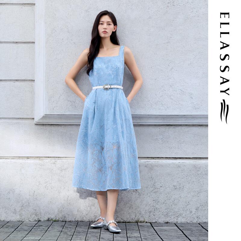 ELLASSAY Denim Burnout High-Waist Cami Dress L
ELLASSAY Denim Burnout High-Waist Cami Dress L