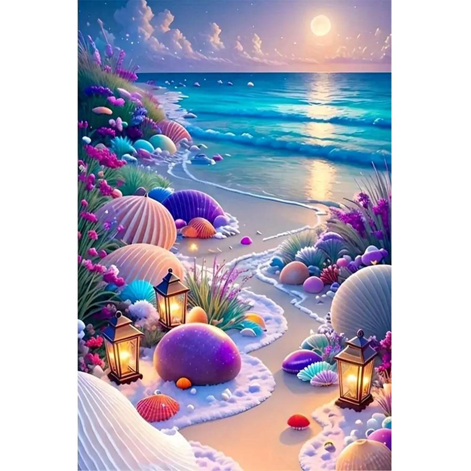 Seaside Full DIY 5D Round Drill Diamond Dots Paintings Picture Arts Craft for Adults/Beginners Gift Idea Home Wall Decor 40x60cm
Seaside Full DIY 5D Round Drill Diamond Dots Paintings Picture Arts Craft for Adults/Beginners Gift Idea Home Wall Decor 40x60cm