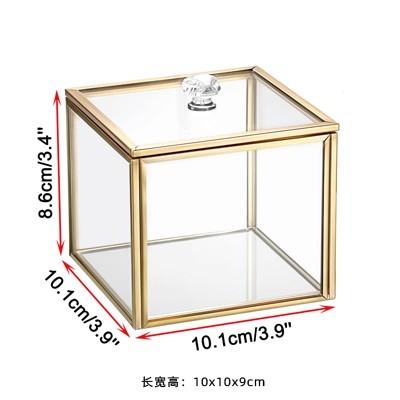 Metal Glass Jewelry Box Rectangular Storage Boxes 3 Grids Organizer Makeup Tool Storage Organizer Cotton Swab Box Cosmetic Boxes
Metal Glass Jewelry Box Rectangular Storage Boxes 3 Grids Organizer Makeup Tool Storage Organizer Cotton Swab Box Cosmetic Boxes