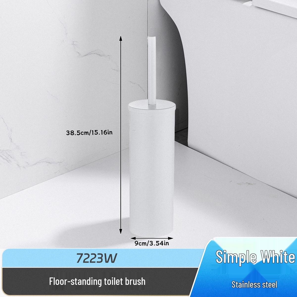 Stainless Steel Upright Toilet Brush Holder, Odor-Proof, No Dead Corners, Bathroom Cleaner
Stainless Steel Upright Toilet Brush Holder, Odor-Proof, No Dead Corners, Bathroom Cleaner