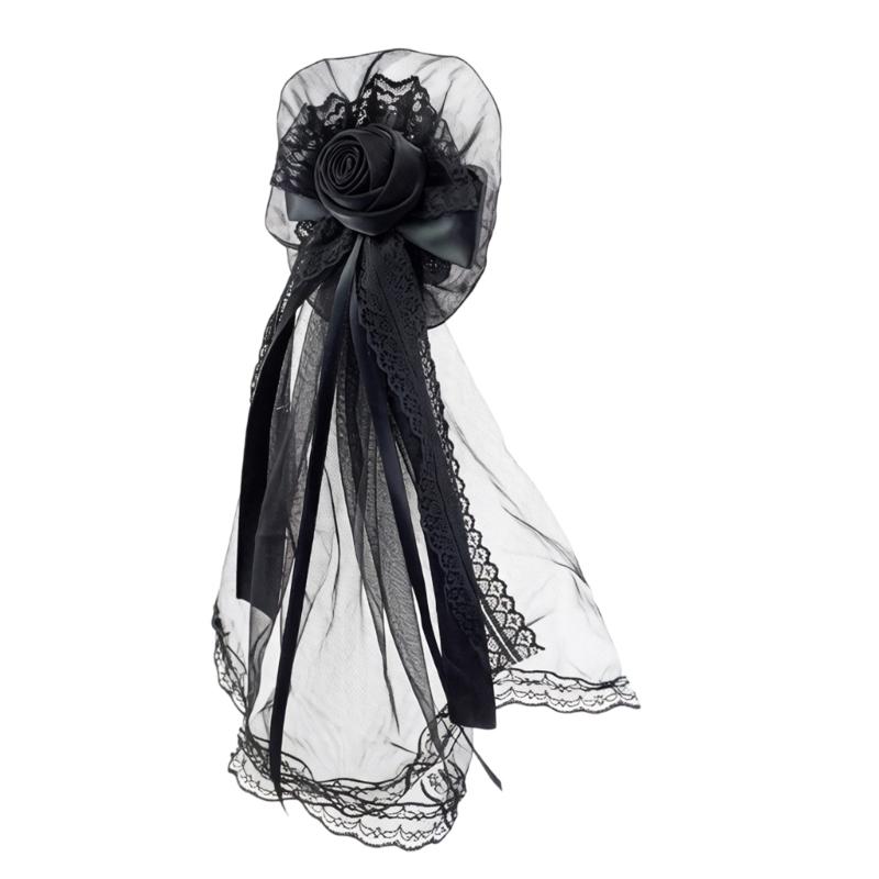 Elegant Anime Hair Accessory Rose And Lace Headpiece Halloween Cosplay Costume Hair Clip For Gothic Outfits чорний
Elegant Anime Hair Accessory Rose And Lace Headpiece Halloween Cosplay Costume Hair Clip For Gothic Outfits чорний