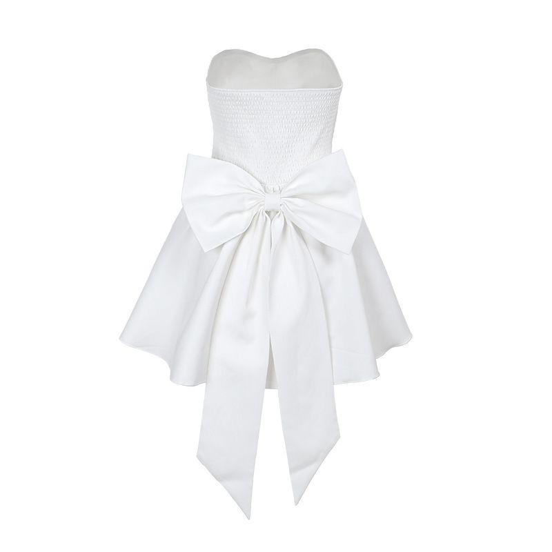 Модная юбка мини с лоскутным дизайном и бантом сзади, элегантная, на подкладке из сетки, с завышенной талией, платье-топ-труба White S
Модная юбка мини с лоскутным дизайном и бантом сзади, элегантная, на подкладке из сетки, с завышенной талией, платье-топ-труба White S