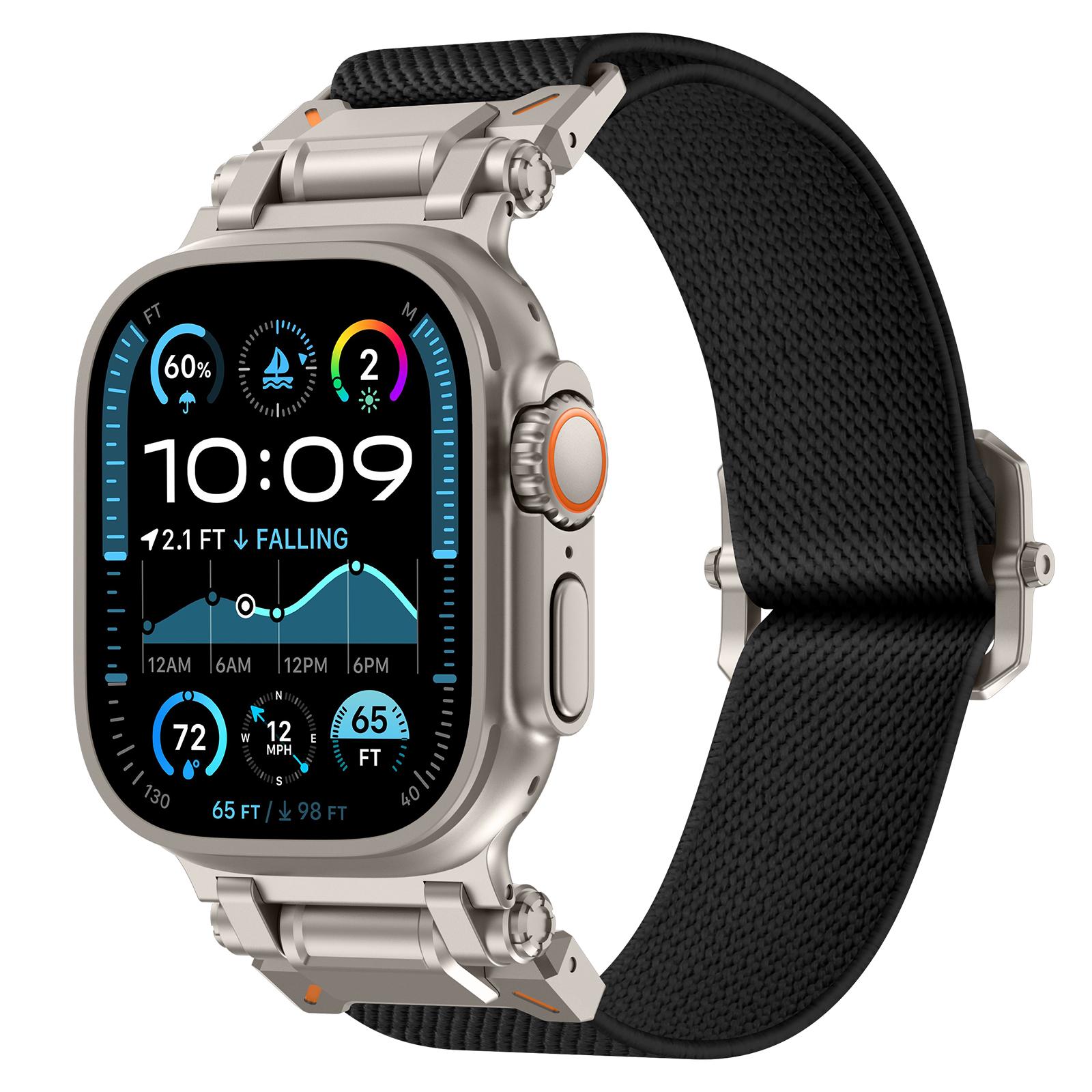 Wrist Band for Apple Watch Series 10 Ultra 9 8 7 SE 6 5 4 3 2 1 46mm 49mm 45mm 44mm 42mm Titanium Color Metal Connector Nylon Watch Strap Green
Wrist Band for Apple Watch Series 10 Ultra 9 8 7 SE 6 5 4 3 2 1 46mm 49mm 45mm 44mm 42mm Titanium Color Metal Connector Nylon Watch Strap Green