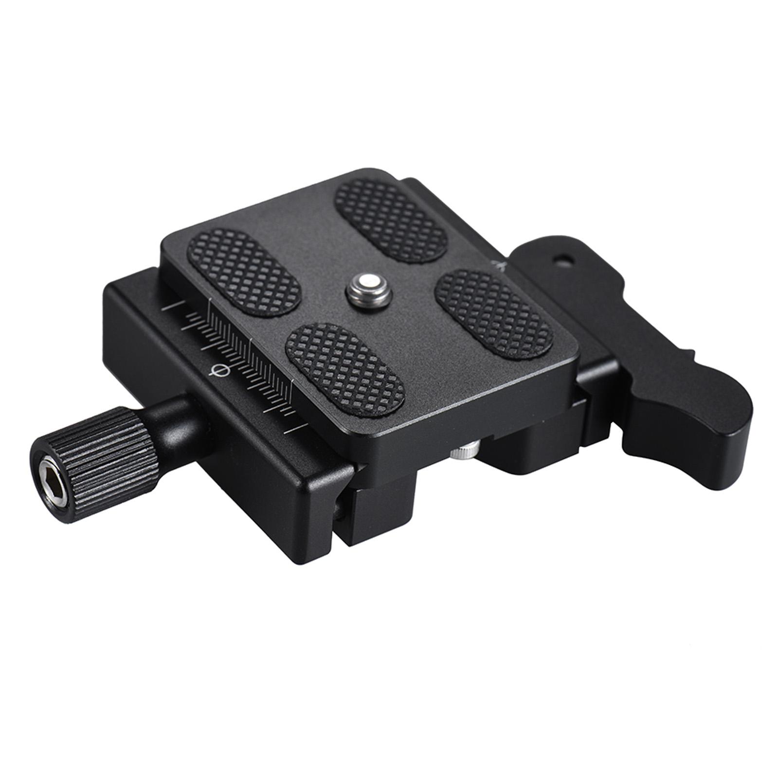 CL-50LS Aluminum Alloy Quick Release Clamp and Quick Release Plate with Adjustable Lever Knob-Type 1/4 & 3/8 Screw Hole чорний
CL-50LS Aluminum Alloy Quick Release Clamp and Quick Release Plate with Adjustable Lever Knob-Type 1/4 & 3/8 Screw Hole чорний