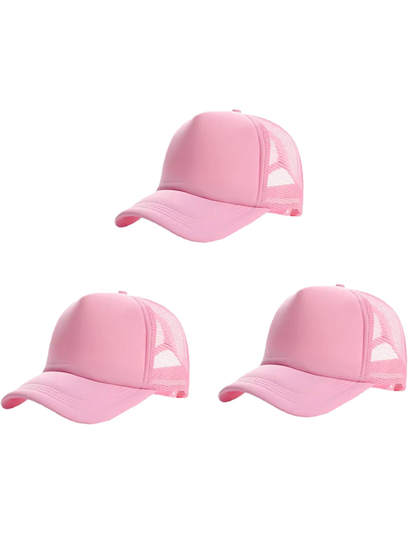 3Pcs Solid Color Mesh Baseball Cap, Unisex Adjustable Trucker Hat , Breathable Sun Protection Cap for Outdoor Travel Daily Wear One Size
3Pcs Solid Color Mesh Baseball Cap, Unisex Adjustable Trucker Hat , Breathable Sun Protection Cap for Outdoor Travel Daily Wear One Size