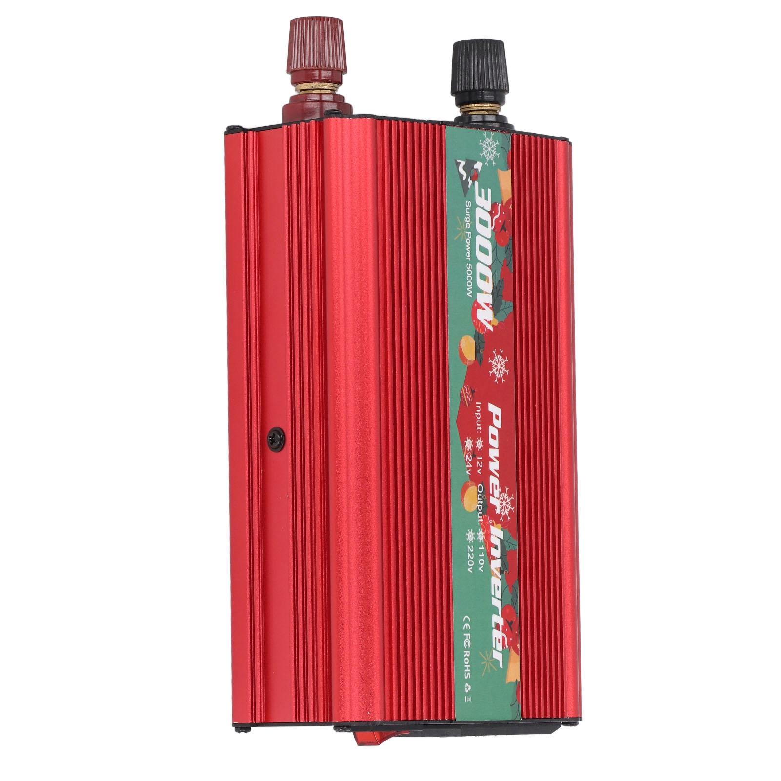 Power Inverter Aluminum Alloy DC12V to AC Power Low Noise Sine Wave Inverter for Multipurpose Charging 3000W Red 220V красный
Power Inverter Aluminum Alloy DC12V to AC Power Low Noise Sine Wave Inverter for Multipurpose Charging 3000W Red 220V красный
