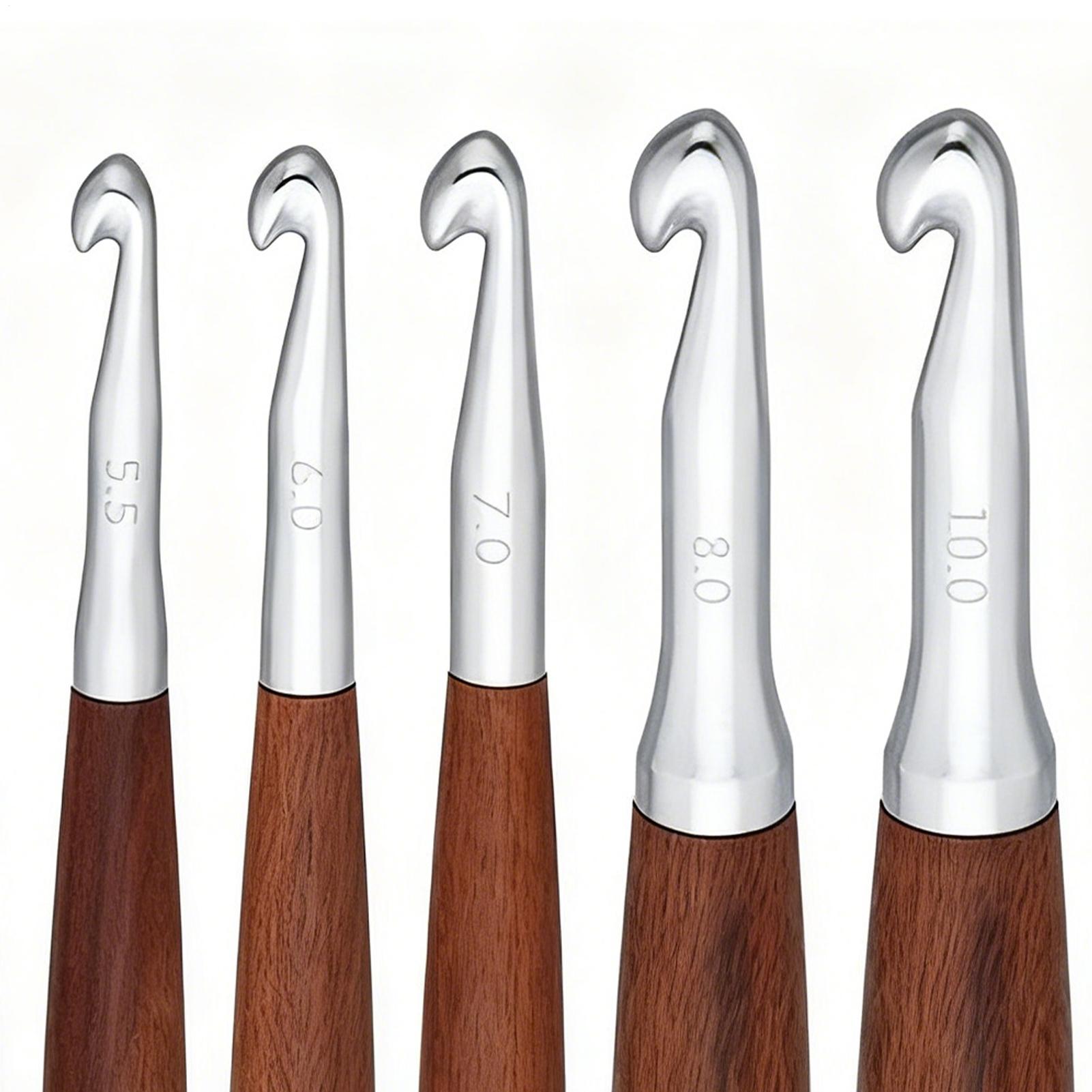 3-7mm Solid Wood Handle Crochet Knitting Needles Hooks Multi Size Sewing Accessories Wool Crocheting Lace Weave Crochet Hooks China Mainland
3-7mm Solid Wood Handle Crochet Knitting Needles Hooks Multi Size Sewing Accessories Wool Crocheting Lace Weave Crochet Hooks China Mainland