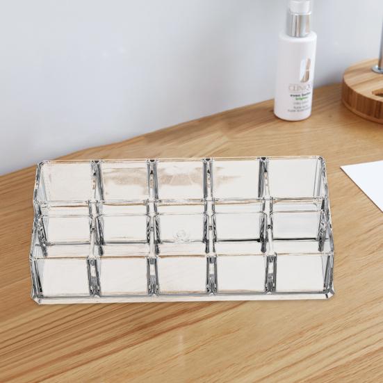 Lipstick Holder Transparent 10 Compartments Visible Classify Large Capacity Storage Anti-crack Hairpin Lipstick Rack for Women 
Lipstick Holder Transparent 10 Compartments Visible Classify Large Capacity Storage Anti-crack Hairpin Lipstick Rack for Women