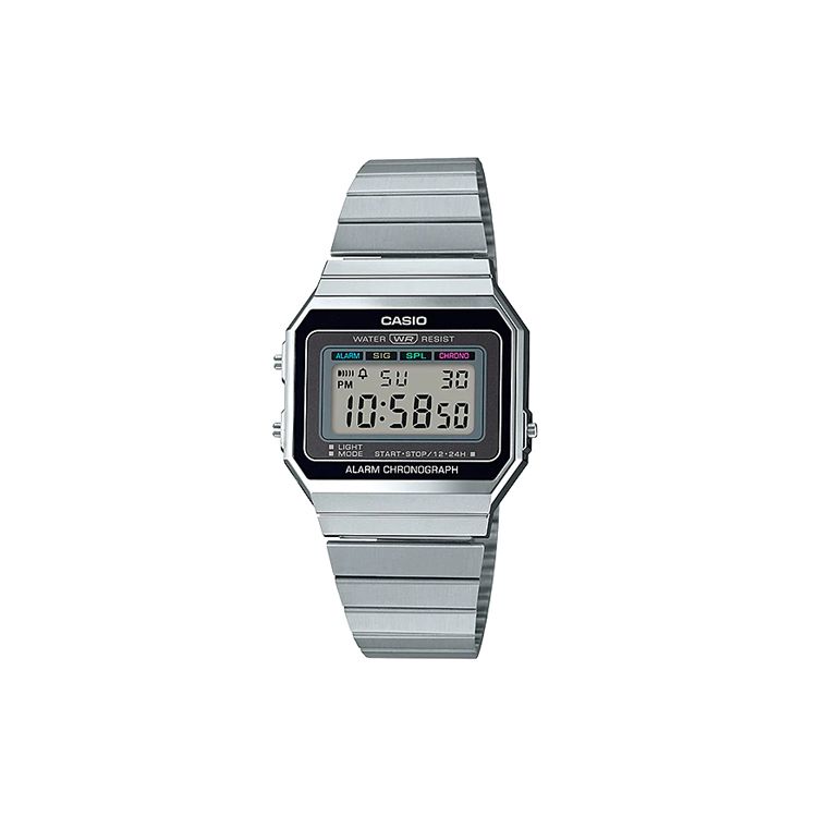 Casio Youth Series Metal Square Silver Watch Fashion Retro Trend Classic Square LCD Display Waterproof Business Quartz Watch Men watches Gray A700W-1A Silver Strap
Casio Youth Series Metal Square Silver Watch Fashion Retro Trend Classic Square LCD Display Waterproof Business Quartz Watch Men watches Gray A700W-1A Silver Strap