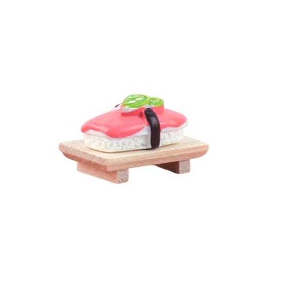 1 комплект 1:12 кукольных блюд, реалистичная миниатюрная модель суши с тарелкой, ролевая игрушка для микропейзажа B