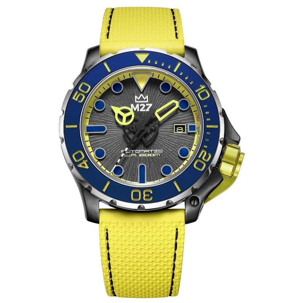 M2Z Diver 200 Сапфировое стекло Желтый ремешок Серый циферблат Автоматические 200-006 200М Мужские часы серый
M2Z Diver 200 Сапфировое стекло Желтый ремешок Серый циферблат Автоматические 200-006 200М Мужские часы серый