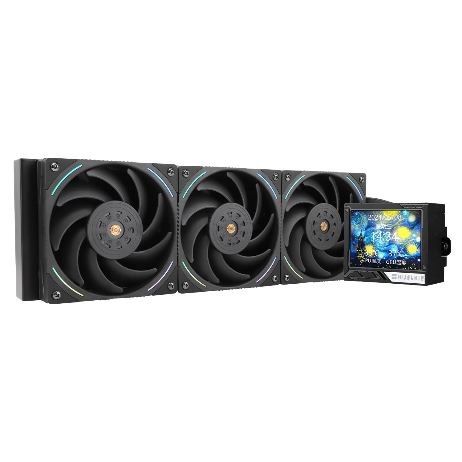 THERMALRIGHT Mjolnir Vision 360 ARGB Black CPU AIO Cooler з роздільною здатністю IPS РК-екран для високої продуктивності 360 Spec з водяним охолодженням, дюймовий знімний
THERMALRIGHT Mjolnir Vision 360 ARGB Black CPU AIO Cooler з роздільною здатністю IPS РК-екран для високої продуктивності 360 Spec з водяним охолодженням, дюймовий знімний