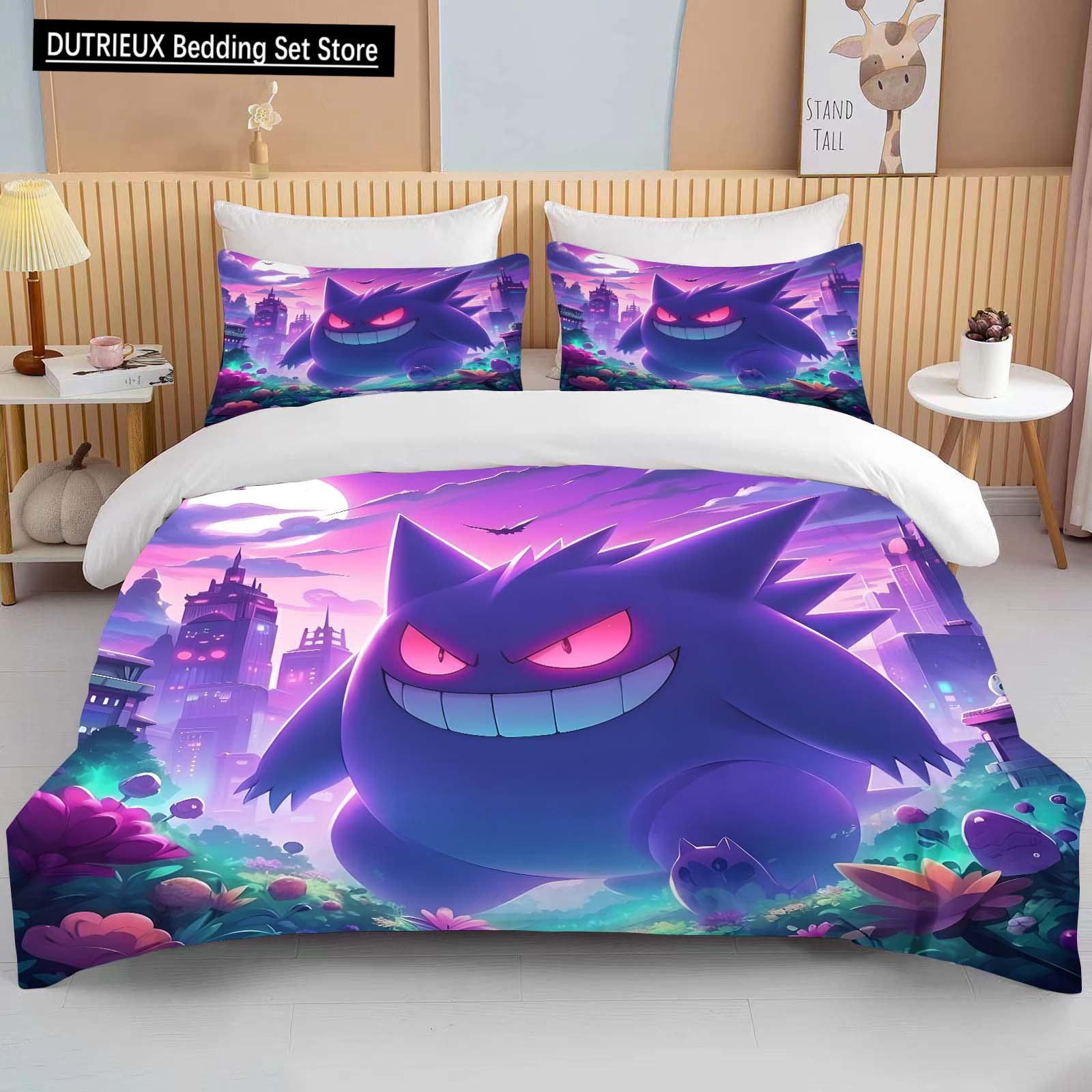 Колекція постільної білизни з принтом Pokemon Gengar Мультяшна Аніме Підковдра Ковдра Наволочка Для Хлопчиків Дівчаток Дітей Дорослих Колекція Постільної Білизни Розкішна EU single(135x200cm)
Колекція постільної білизни з принтом Pokemon Gengar Мультяшна Аніме Підковдра Ковдра Наволочка Для Хлопчиків Дівчаток Дітей Дорослих Колекція Постільної Білизни Розкішна EU single(135x200cm)