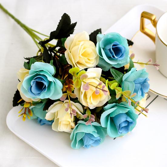 Yousheng 6 Forks 12 Heads Simulated Roses Bright Colors Realistic Appearance Artificial Flowers Photo Props Home Decor B
Yousheng 6 Forks 12 Heads Simulated Roses Bright Colors Realistic Appearance Artificial Flowers Photo Props Home Decor B