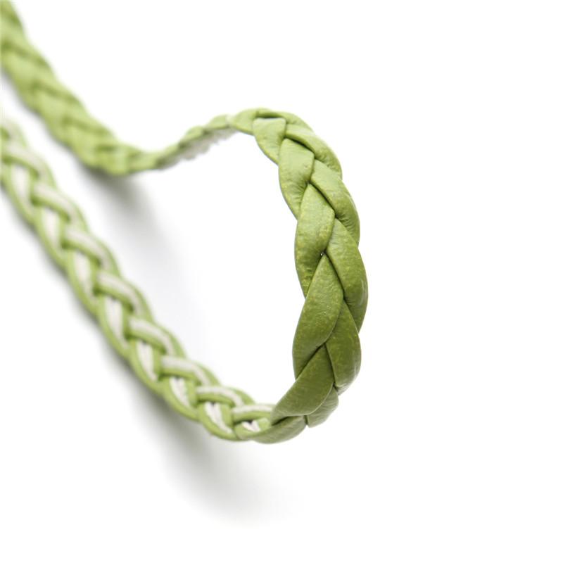 10Meters/lot Multicolors Braided PU Leather Cord 5mm Flat Faux Leather String Craft Cord for DIY Jewelry Making Supplier світло-зелений колір
10Meters/lot Multicolors Braided PU Leather Cord 5mm Flat Faux Leather String Craft Cord for DIY Jewelry Making Supplier світло-зелений колір