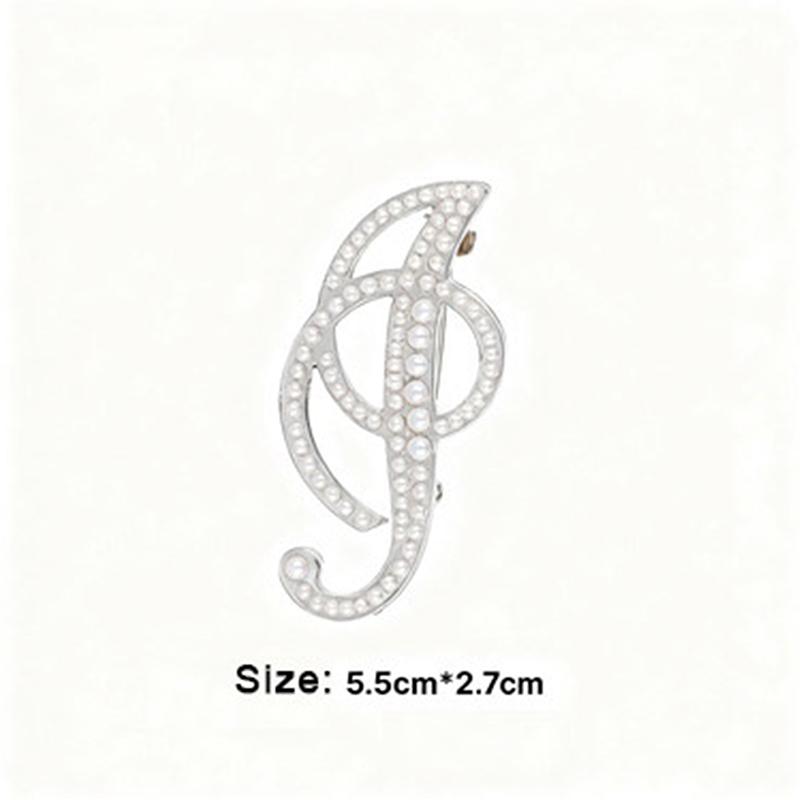 Fashion 26 English Letters Pearl Brooches Lapel Pins Female Corsage Luxury Jewelry Gifts For Women Accessories I
Fashion 26 English Letters Pearl Brooches Lapel Pins Female Corsage Luxury Jewelry Gifts For Women Accessories I