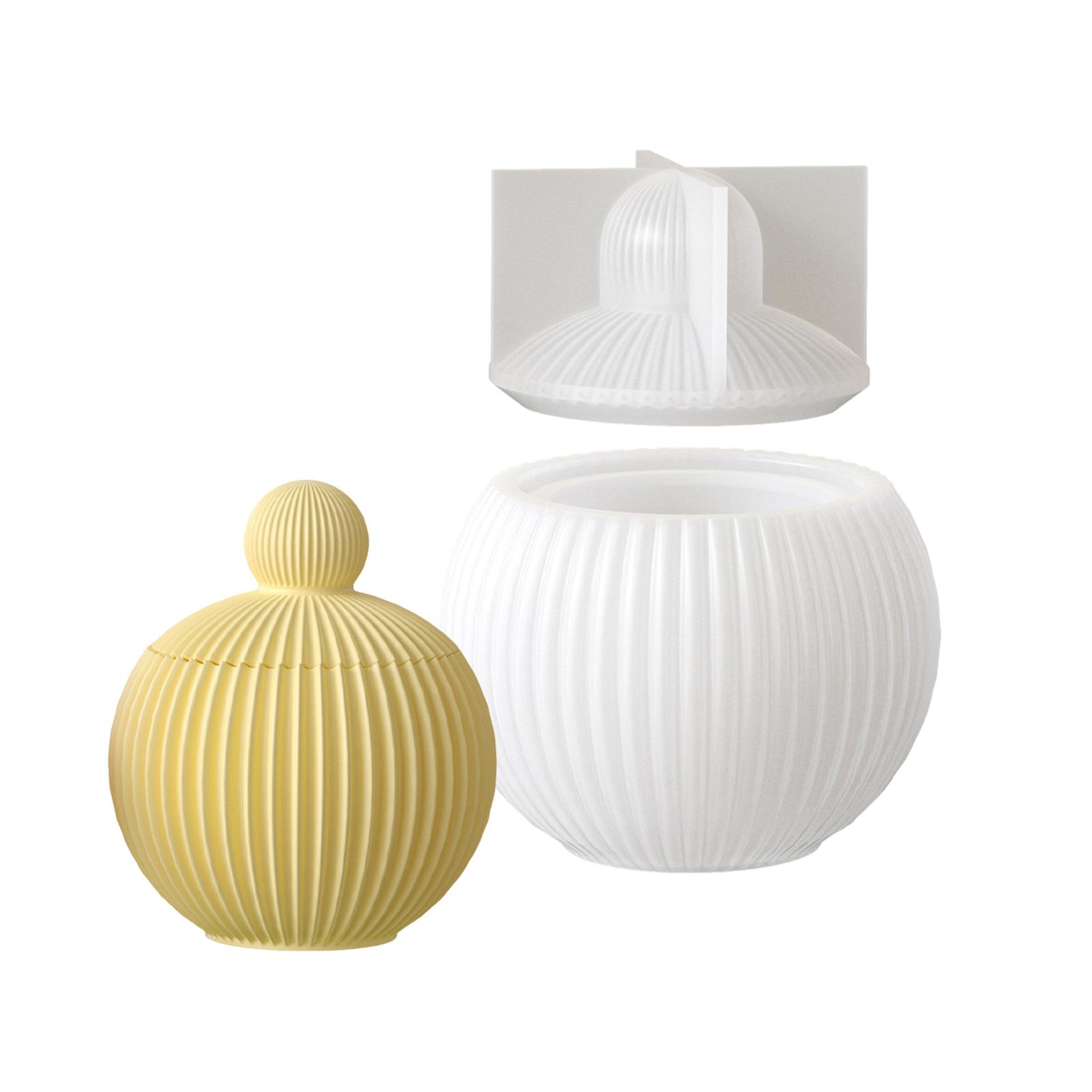 Silicone Striped Pattern Crafting Molds for Candle Making and Jewelry Organizers Containers Easy Demolding Craft Set
Silicone Striped Pattern Crafting Molds for Candle Making and Jewelry Organizers Containers Easy Demolding Craft Set