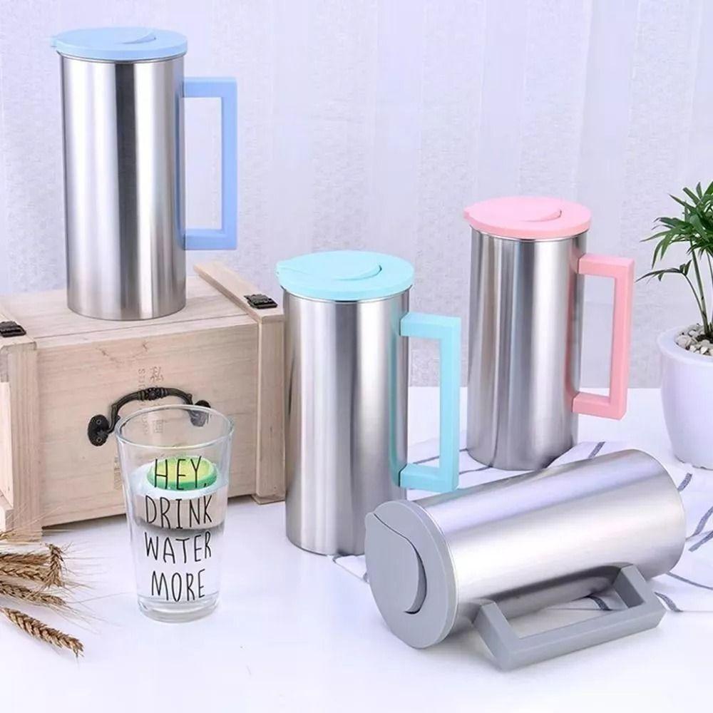Flip Top Lids Water Bottle 1.8 Liter Large Water Pitcher Jug For Home Kitchen Shop Cafe Office Use
Flip Top Lids Water Bottle 1.8 Liter Large Water Pitcher Jug For Home Kitchen Shop Cafe Office Use