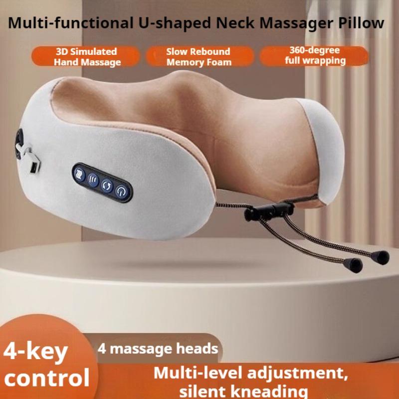 Massage U-shaped pillow simulation human kneading massage memory cotton to relieve neck pain Portable car travel available 3+2
Massage U-shaped pillow simulation human kneading massage memory cotton to relieve neck pain Portable car travel available 3+2