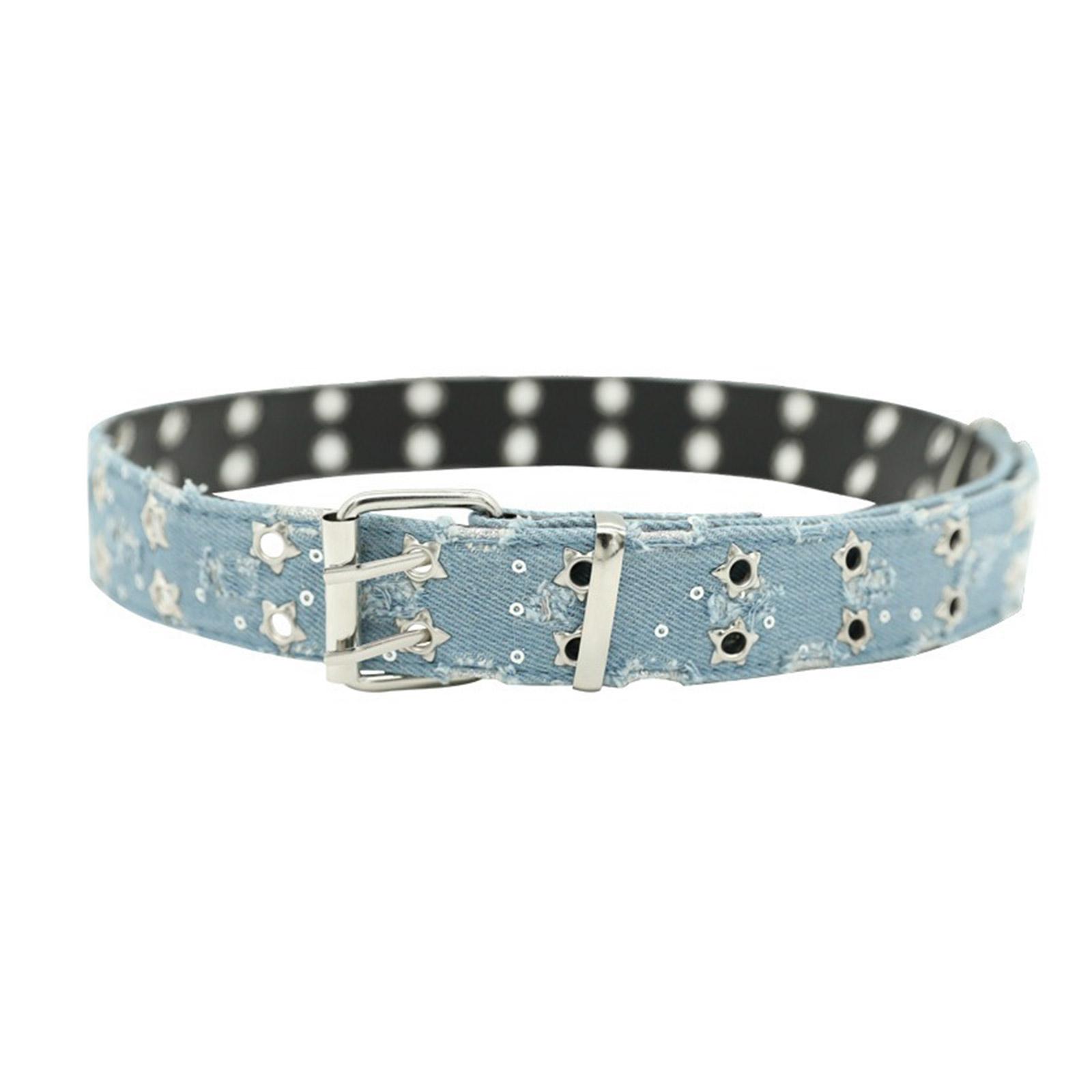 Fashion Adult Waist Belt with Adjustable Double Pin Buckle Waistband Harajuku Waist Belts for Women Distressed Belt 1
Fashion Adult Waist Belt with Adjustable Double Pin Buckle Waistband Harajuku Waist Belts for Women Distressed Belt 1