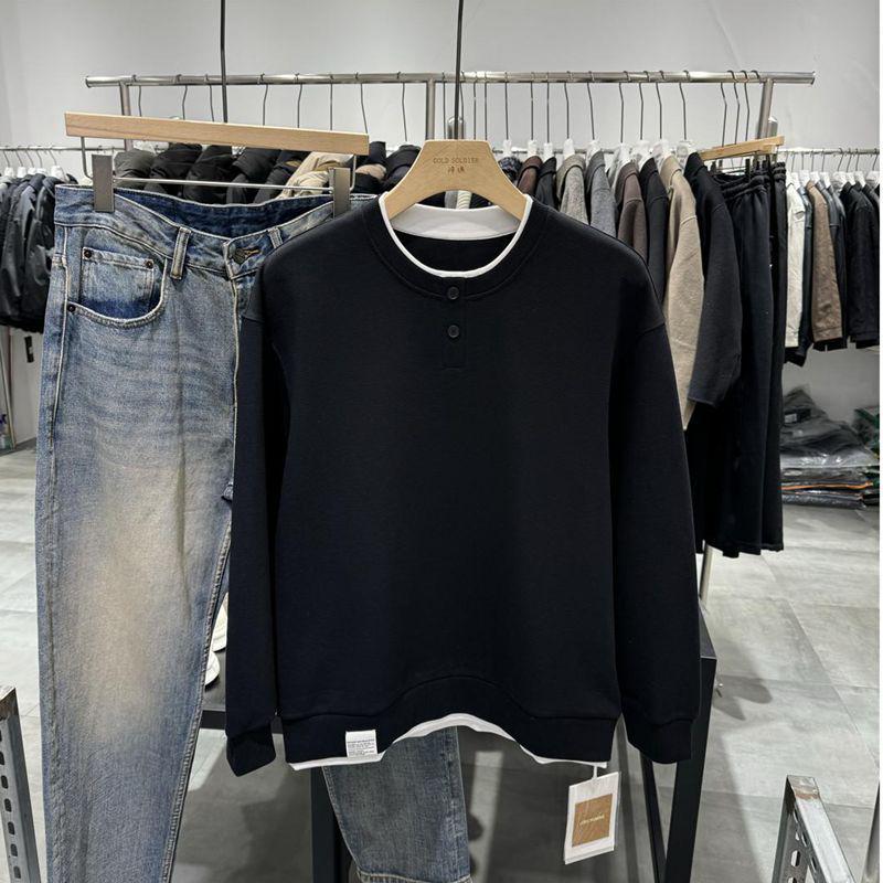 Korean Style Trendy Men s Two-in-One Hoodie - Casual Round Neck Versatile Top 3XL чорний
Korean Style Trendy Men s Two-in-One Hoodie - Casual Round Neck Versatile Top 3XL чорний