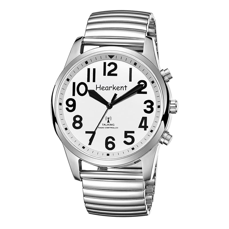 Hearkent Jumbo numbers talking watch, fashion simple watch, self-setting binding, for seniors, visually impaired or elderly people, easy to read and
Hearkent Jumbo numbers talking watch, fashion simple watch, self-setting binding, for seniors, visually impaired or elderly people, easy to read and