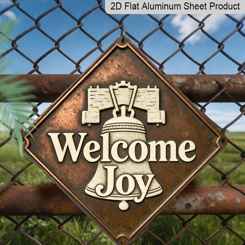 2D Flat, 1pc Vintage Metal Wall-Mounted Aluminum Sign - Retro Minimalist Plaque Suitable for Living Room, Entryway, Study, Hallway, Dining Room 20*20cm
2D Flat, 1pc Vintage Metal Wall-Mounted Aluminum Sign - Retro Minimalist Plaque Suitable for Living Room, Entryway, Study, Hallway, Dining Room 20*20cm