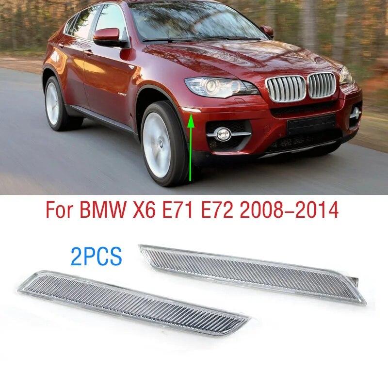 2 шт. для BMW X6 E71 E72 2008 2009 2010 2011 2012 2013 2014 E70 X5M автомобильный передний бампер боковой габаритный фонарь с прозрачными линзами отражатель лампы
2 шт. для BMW X6 E71 E72 2008 2009 2010 2011 2012 2013 2014 E70 X5M автомобильный передний бампер боковой габаритный фонарь с прозрачными линзами отражатель лампы