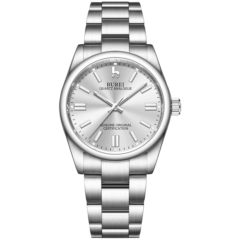 BUREI watch ladies analog quartz Popularity simple arm clock silver dial waterproof Fashionable casual business for women clock luxury presents ladies
BUREI watch ladies analog quartz Popularity simple arm clock silver dial waterproof Fashionable casual business for women clock luxury presents ladies