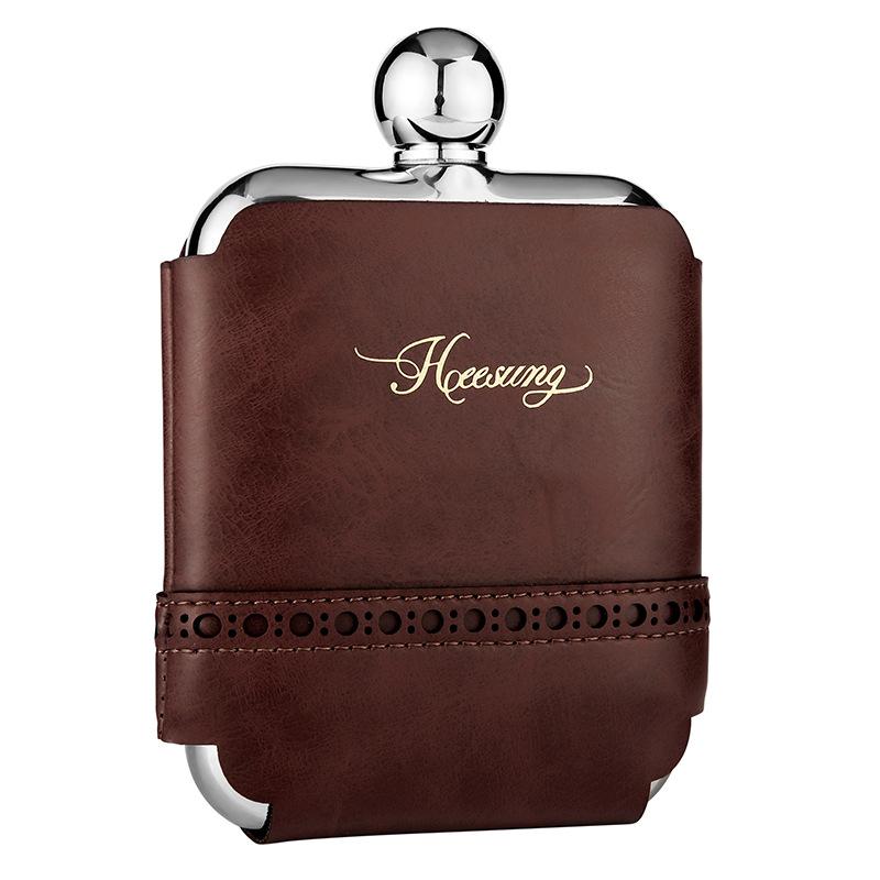 6 OZ Stainless Steel Hip Flask With Leather Covers Pocket Hidden Liquor Whiskey Alcohol Flask Gift For Father Boy Friend шоколадний
6 OZ Stainless Steel Hip Flask With Leather Covers Pocket Hidden Liquor Whiskey Alcohol Flask Gift For Father Boy Friend шоколадний
