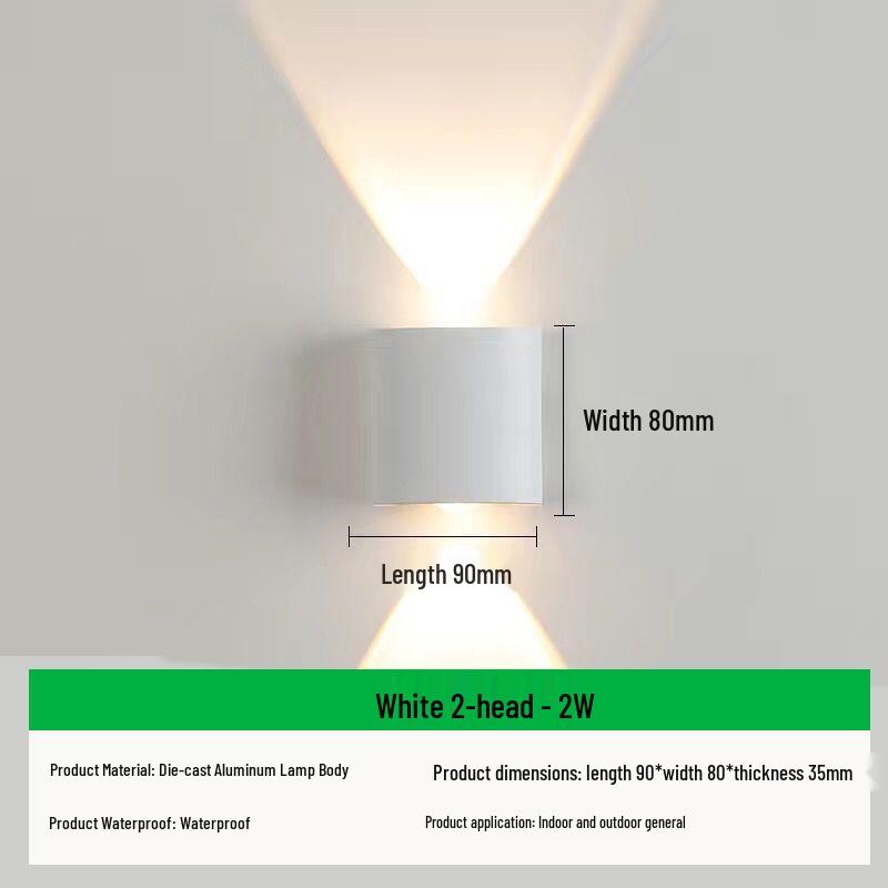 Waterproof LED Outdoor Wall Lamp - Cross-Border Wide Pressure Balcony Night Spotlight 6000K White Light
Waterproof LED Outdoor Wall Lamp - Cross-Border Wide Pressure Balcony Night Spotlight 6000K White Light
