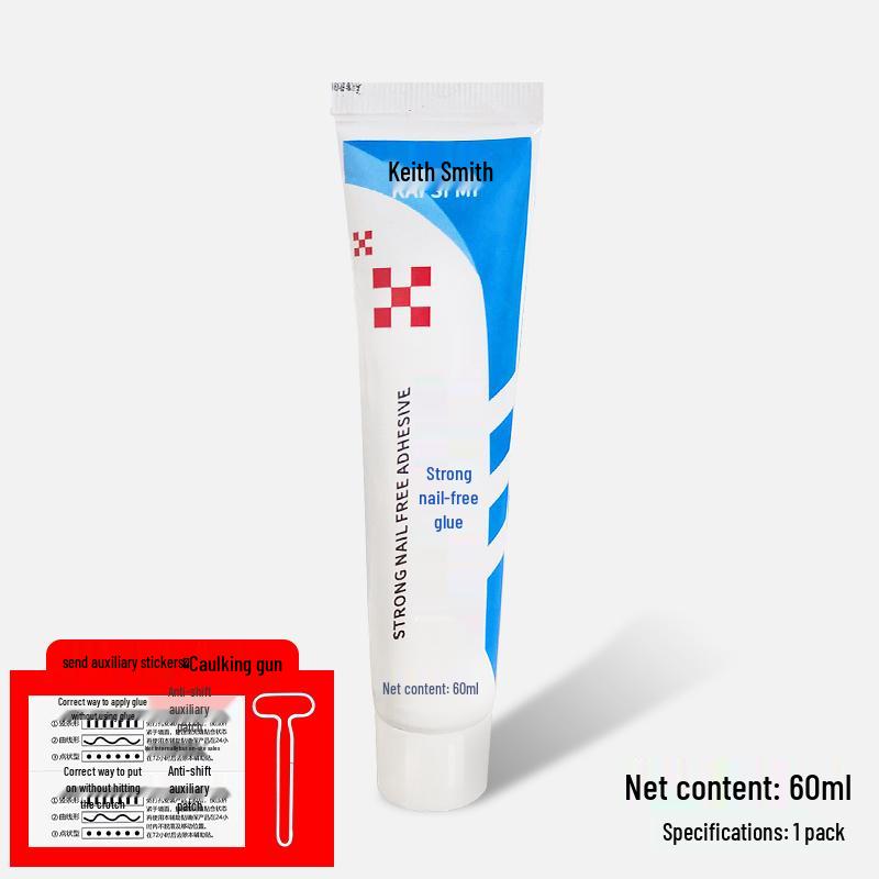 Клей высокой вязкости без гвоздей для надежного крепления настенных полок, крючков, зеркал и рамок для картин
Клей высокой вязкости без гвоздей для надежного крепления настенных полок, крючков, зеркал и рамок для картин