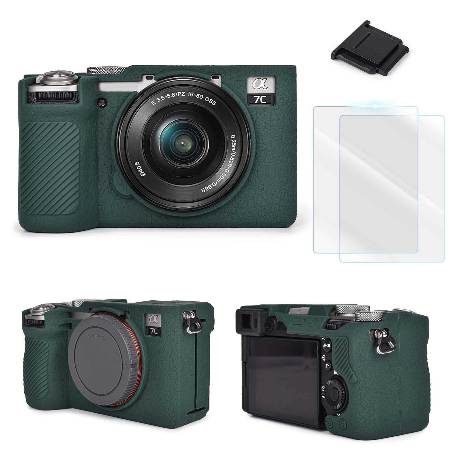 VOVMOEYA Camera case compatible with Sony Body case for a7CII Silicone camera case cover Захисний чохол для камери A7C II A7CMark 2 ii Захисна сумка
VOVMOEYA Camera case compatible with Sony Body case for a7CII Silicone camera case cover Захисний чохол для камери A7C II A7CMark 2 ii Захисна сумка