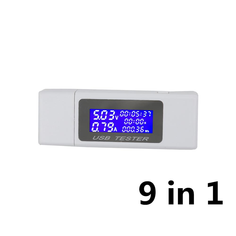 9/10 in 1 DC USB Tester Current 4-30V Voltage Meter Timing Ammeter Digital Monitor Cut-off Power Indicator Bank Charger
9/10 in 1 DC USB Tester Current 4-30V Voltage Meter Timing Ammeter Digital Monitor Cut-off Power Indicator Bank Charger