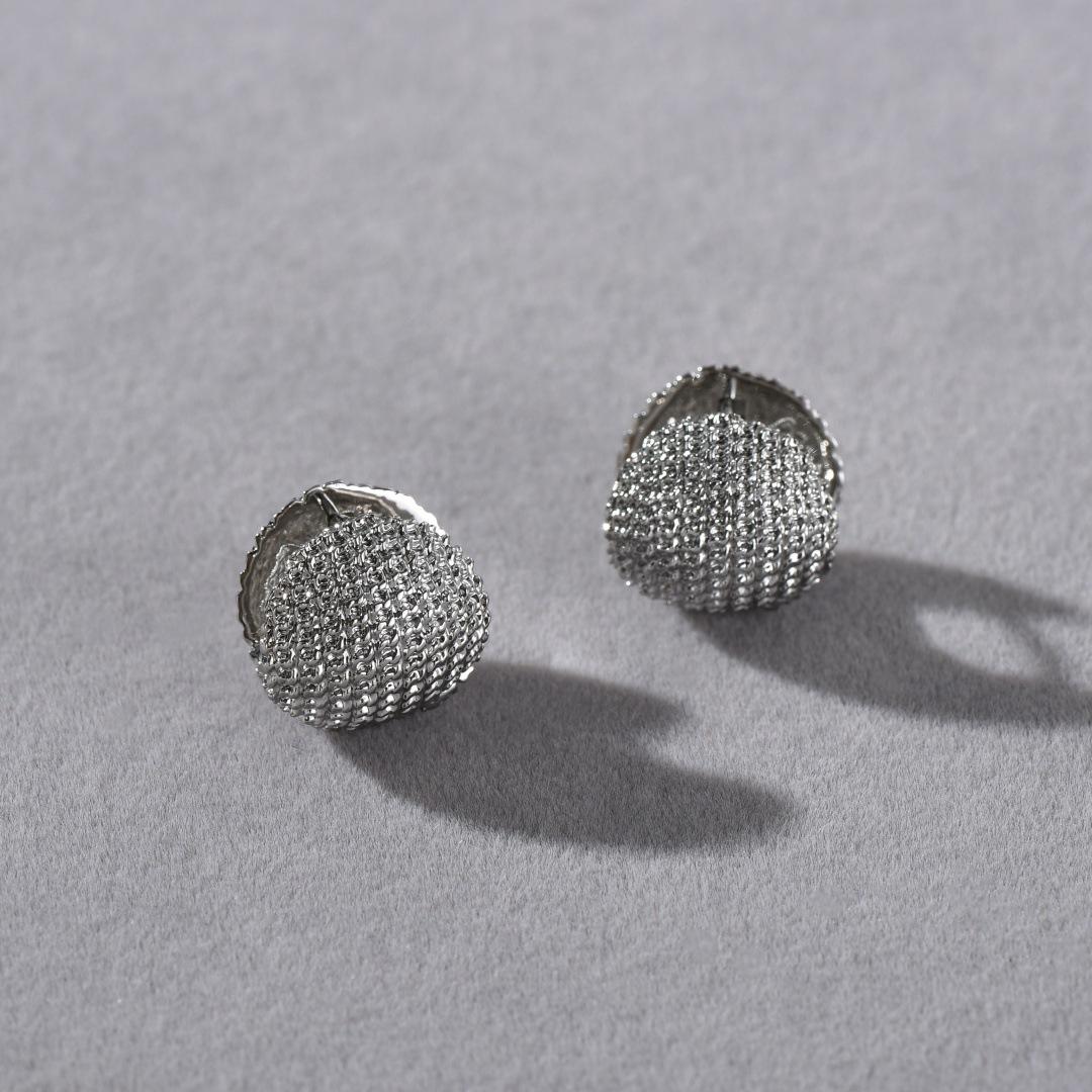 Metal Chain Shining Double-Sided Hollow Ball Shape Ear Buckle Women S Niche Design Light Luxury High-End Earrings
Metal Chain Shining Double-Sided Hollow Ball Shape Ear Buckle Women S Niche Design Light Luxury High-End Earrings