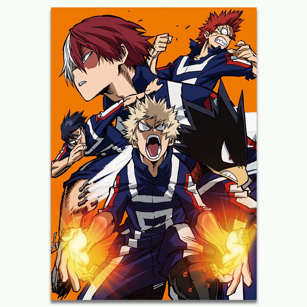 My Hero Academia Японское аниме Искусство Шелк Боку No Герой Академия Плакат Печать Мультфильм Декоративная живопись Украшение дома
My Hero Academia Японское аниме Искусство Шелк Боку No Герой Академия Плакат Печать Мультфильм Декоративная живопись Украшение дома