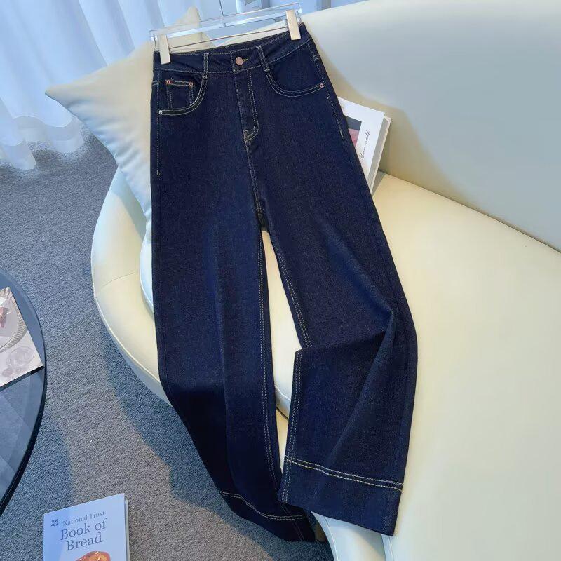 Women s High-Waist Dark Blue Wide-Leg Denim Pants - Versatile, Slimming, and Soft for Spring and Autumn 2025 S
Women s High-Waist Dark Blue Wide-Leg Denim Pants - Versatile, Slimming, and Soft for Spring and Autumn 2025 S