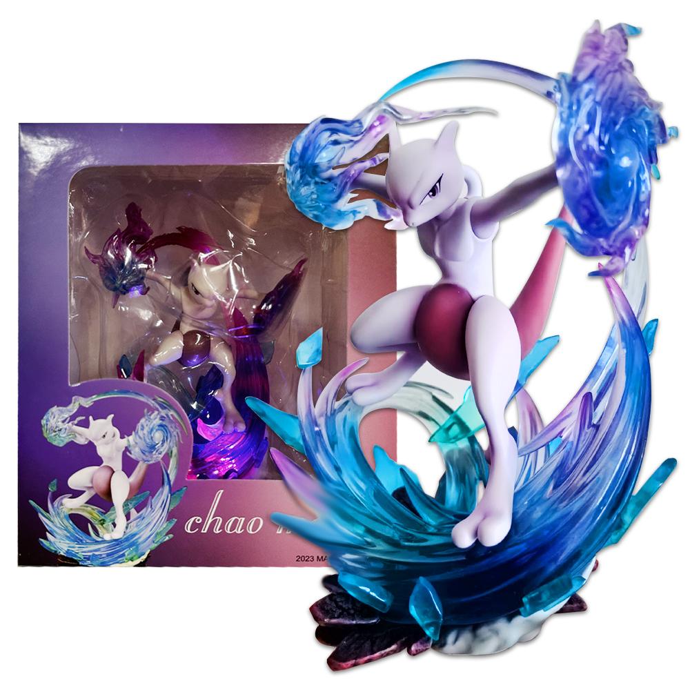 14cm Anime Pokemon Mewtwo Figure DM Scenario Cartoon Figures PVC Statue Model Doll Can Emit Light Toy For Children Gifts With box
14cm Anime Pokemon Mewtwo Figure DM Scenario Cartoon Figures PVC Statue Model Doll Can Emit Light Toy For Children Gifts With box