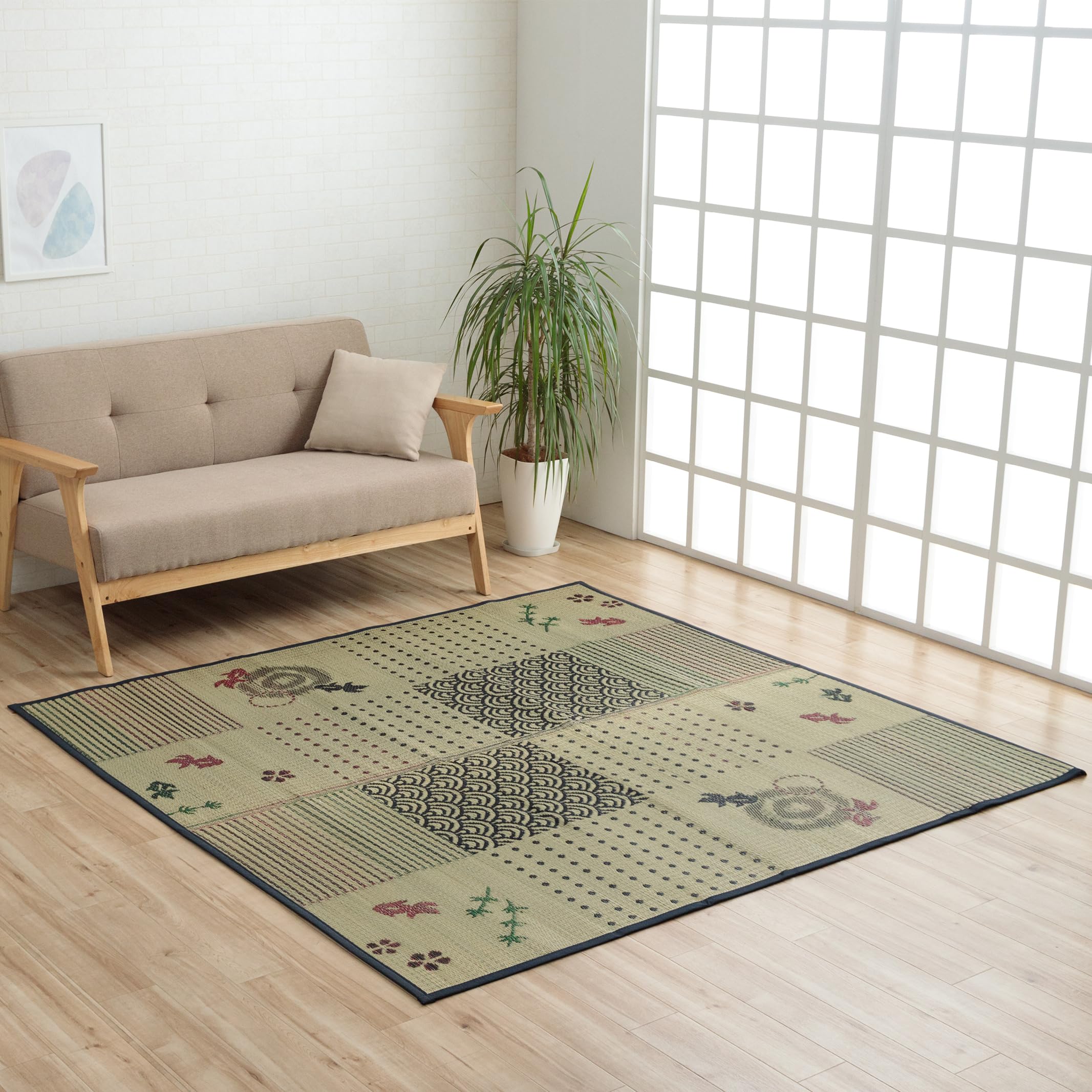 Ковер Ikehiko Igusa Rug 2 татами квадратный DX Goldfish 176 x 176 см Подложка Hiba Обработка прибл.. #8165300
Ковер Ikehiko Igusa Rug 2 татами квадратный DX Goldfish 176 x 176 см Подложка Hiba Обработка прибл.. #8165300
