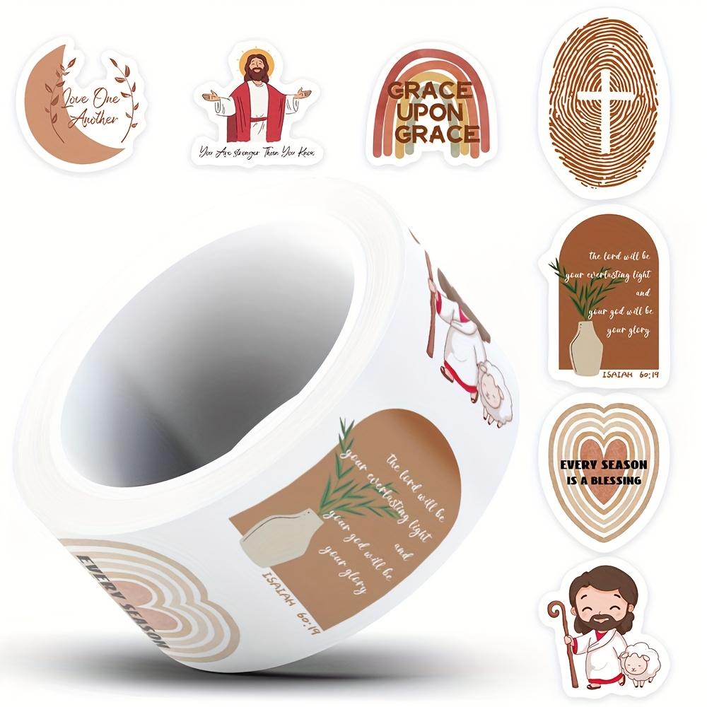 Inspirational Jesus & Bible Vinyl Stickers - Matte Finish, Cartoon Designs for Laptops, Bottles, Suitcases, Phones - Faith-Based Decorative Decals wi
Inspirational Jesus & Bible Vinyl Stickers - Matte Finish, Cartoon Designs for Laptops, Bottles, Suitcases, Phones - Faith-Based Decorative Decals wi