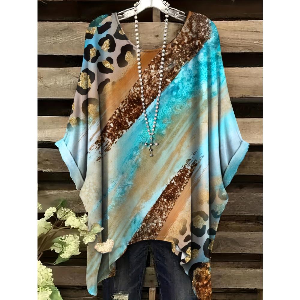 Women s T-Shirt Fashion Leopard 3D Print Tops Summer Sexy Round Neck Short Sleeve Tee Street Casual Loose Woman Clothes 5XL
Women s T-Shirt Fashion Leopard 3D Print Tops Summer Sexy Round Neck Short Sleeve Tee Street Casual Loose Woman Clothes 5XL