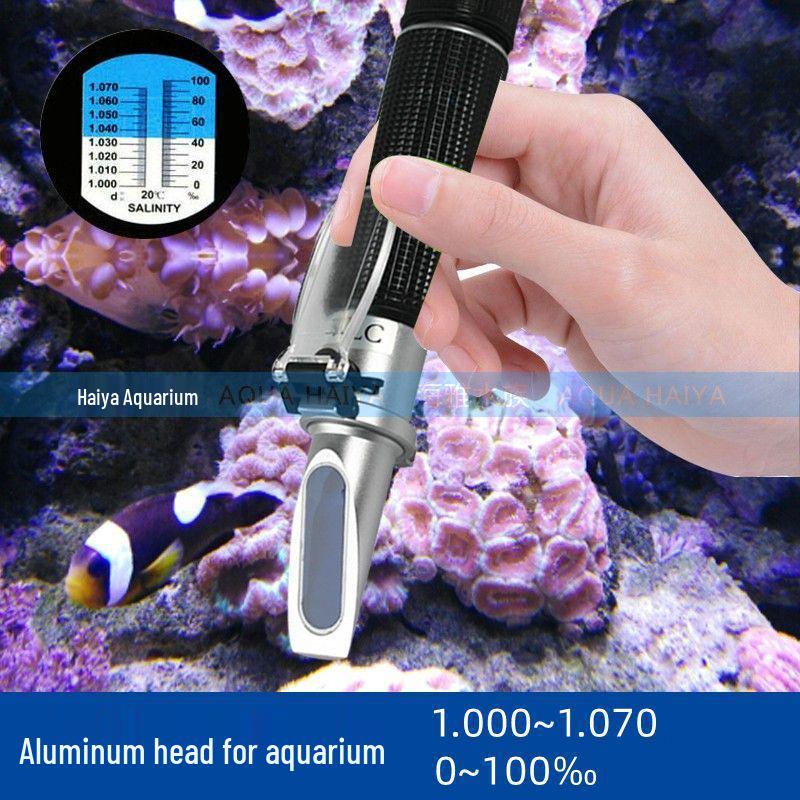 Longxiang Handheld Optical Hydrometer with ATC for Aquarium and Coral Tank Salinity Testing
Longxiang Handheld Optical Hydrometer with ATC for Aquarium and Coral Tank Salinity Testing
