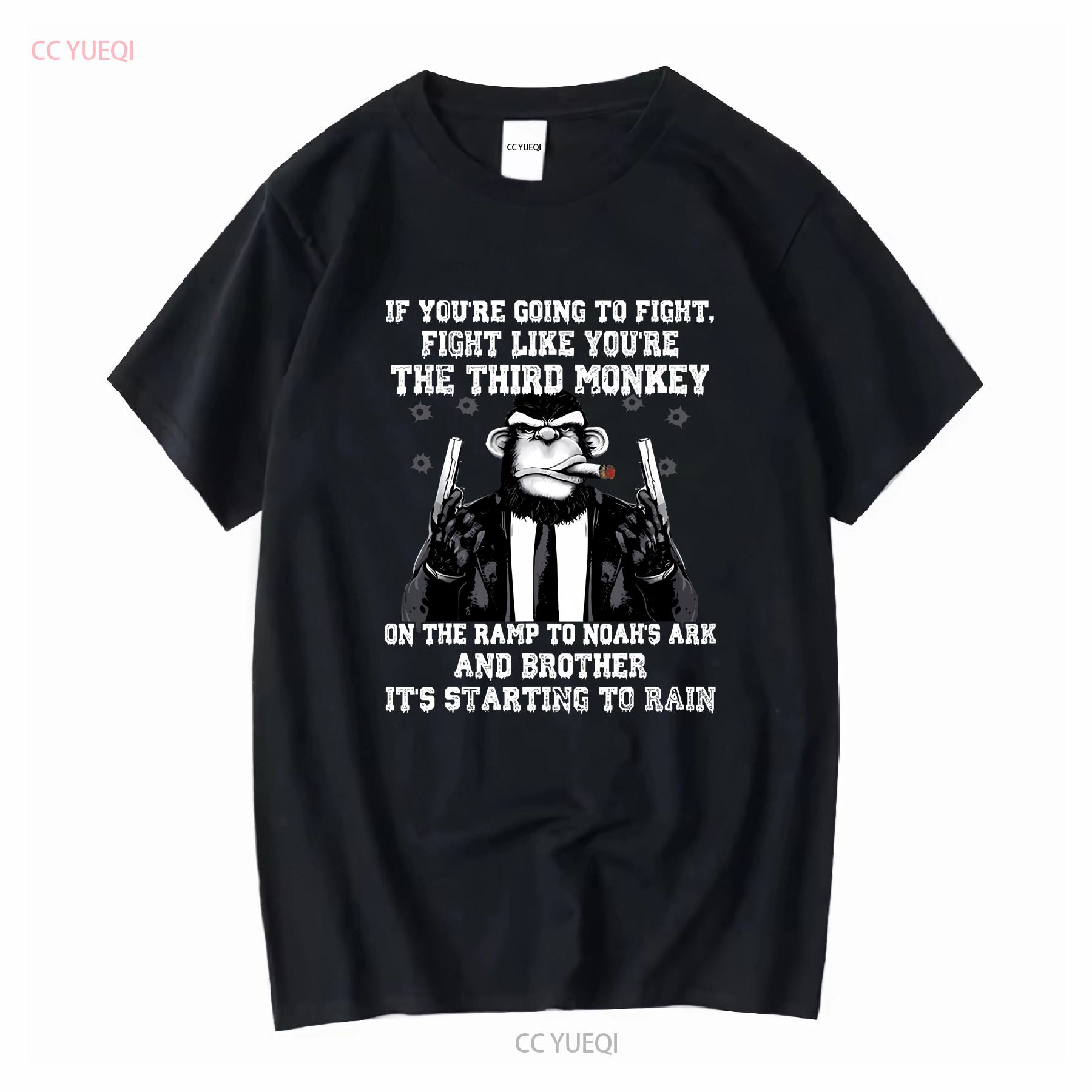 If Youre Going To Fight Like The Third Monkey T Shirt A6369 long or short sleeves vintage Washed Top For Everyday Wear Soft 4XL
If Youre Going To Fight Like The Third Monkey T Shirt A6369 long or short sleeves vintage Washed Top For Everyday Wear Soft 4XL