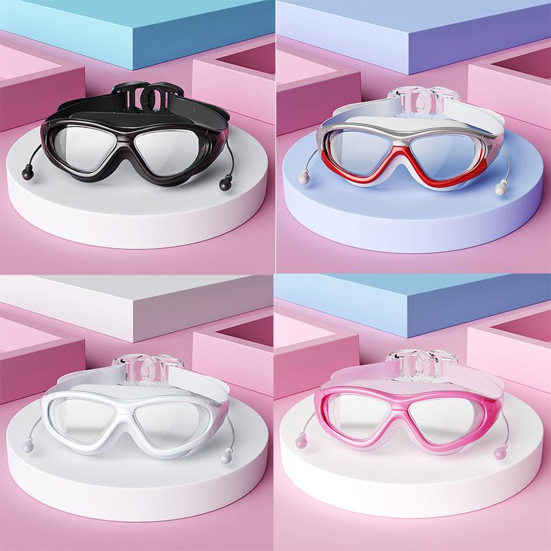 1Pcs Adult large frame swimming goggles waterproof anti fog anti UV high-definition transparent flat lens with built-in earplugs
1Pcs Adult large frame swimming goggles waterproof anti fog anti UV high-definition transparent flat lens with built-in earplugs