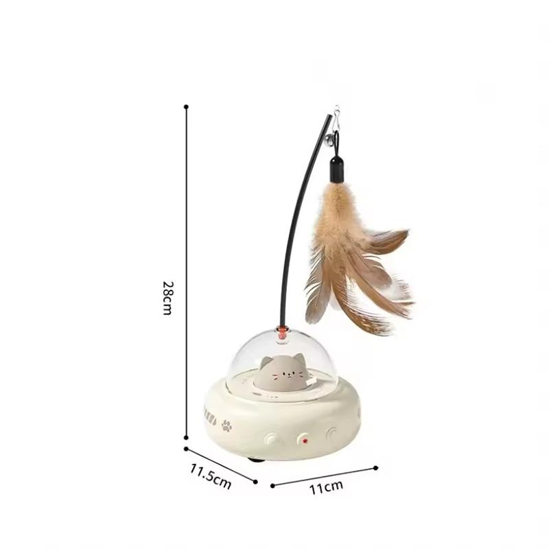 Smart Auto Cat Toy Electric Sensor Feather Laser Wand Interactive Self-Play Anti-Boredom For Indoor Kittens USB Pet Supplies білий
Smart Auto Cat Toy Electric Sensor Feather Laser Wand Interactive Self-Play Anti-Boredom For Indoor Kittens USB Pet Supplies білий