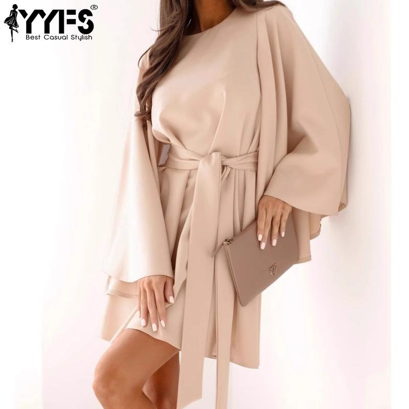 YYFS Жіноча мода весна осінь повсякденні сукні з однотонним принтом з довгим рукавом і круглим вирізом із високою талією XXL абрикосовий
YYFS Жіноча мода весна осінь повсякденні сукні з однотонним принтом з довгим рукавом і круглим вирізом із високою талією XXL абрикосовий