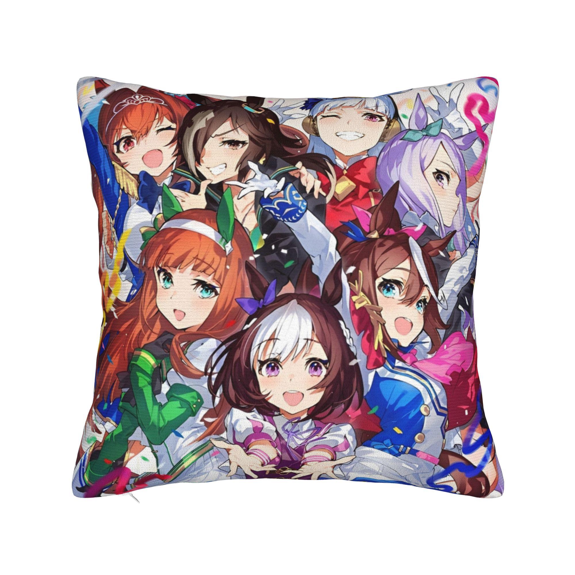 Umamusume Pretty Derby Pillowcase Printing Polyester Cushion Cover Gift Anime Game Pillow Case Cover Home Drop Shipping 12x12Inch
Umamusume Pretty Derby Pillowcase Printing Polyester Cushion Cover Gift Anime Game Pillow Case Cover Home Drop Shipping 12x12Inch